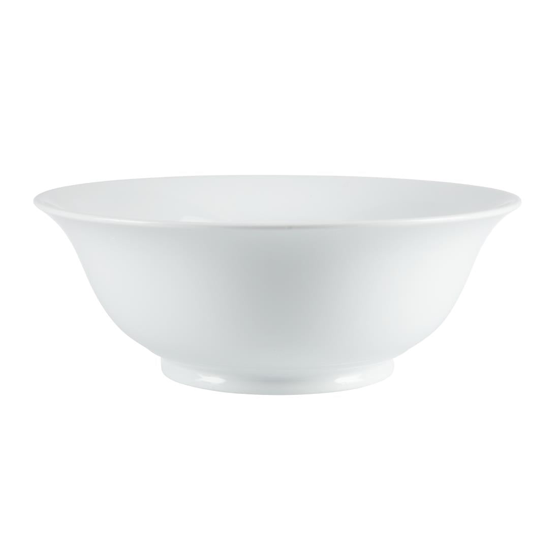 Olympia Whiteware Serving Platter Large Salad Bowl 330mm - C464 Bowls Olympia