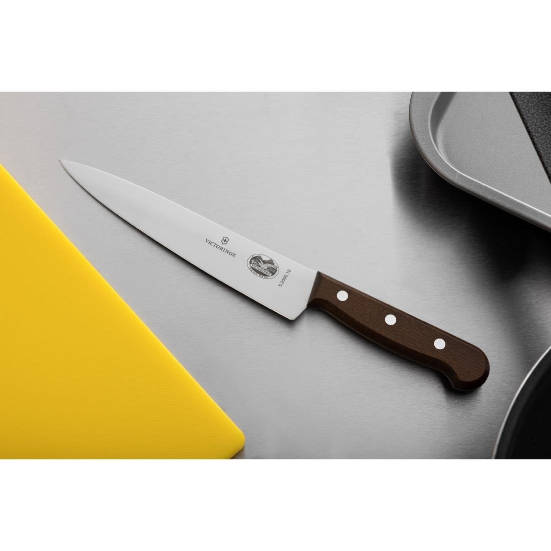 Victorinox Wooden Handled Carving Knife 19cm - DP583 Victorinox