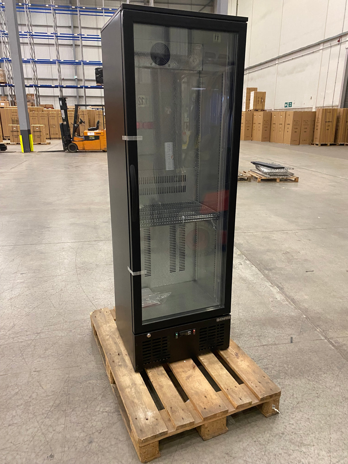 Empire Single Door Upright Back Bar Bottle Cooler – 295L Commercial Display Fridge | CL-310H - Graded Item