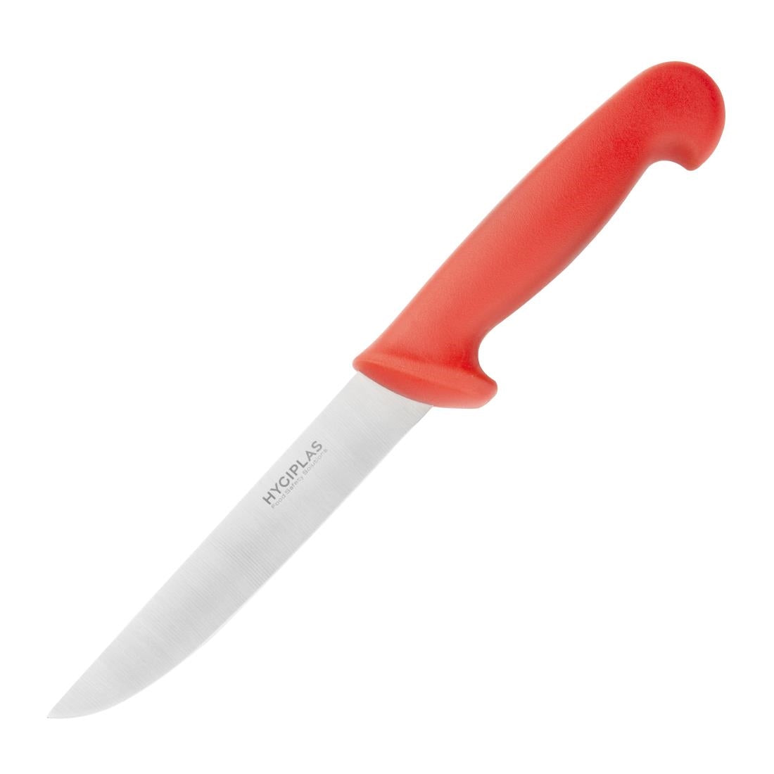 Hygiplas Stiff Blade Boning Knife Red 15cm - C890 Hygiplas