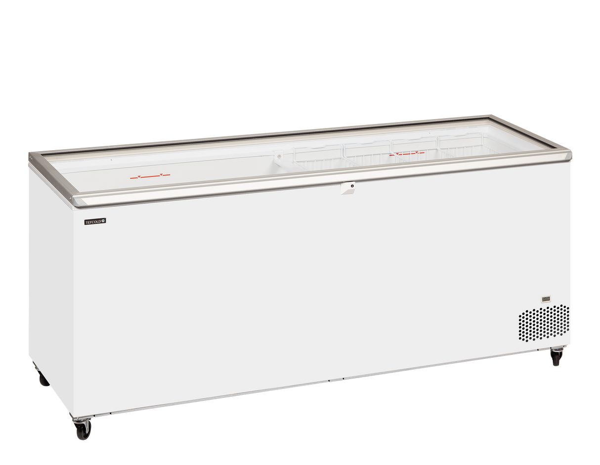 Tefcold Hinged Glass Lid Chest Freezer - ST700 Tefcold