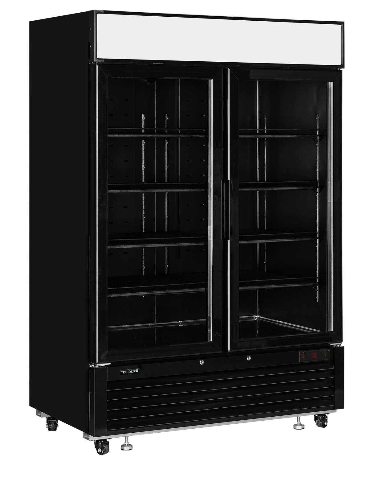 Tefcold Glass Door Merchandiser - LGC5000 Black Tefcold