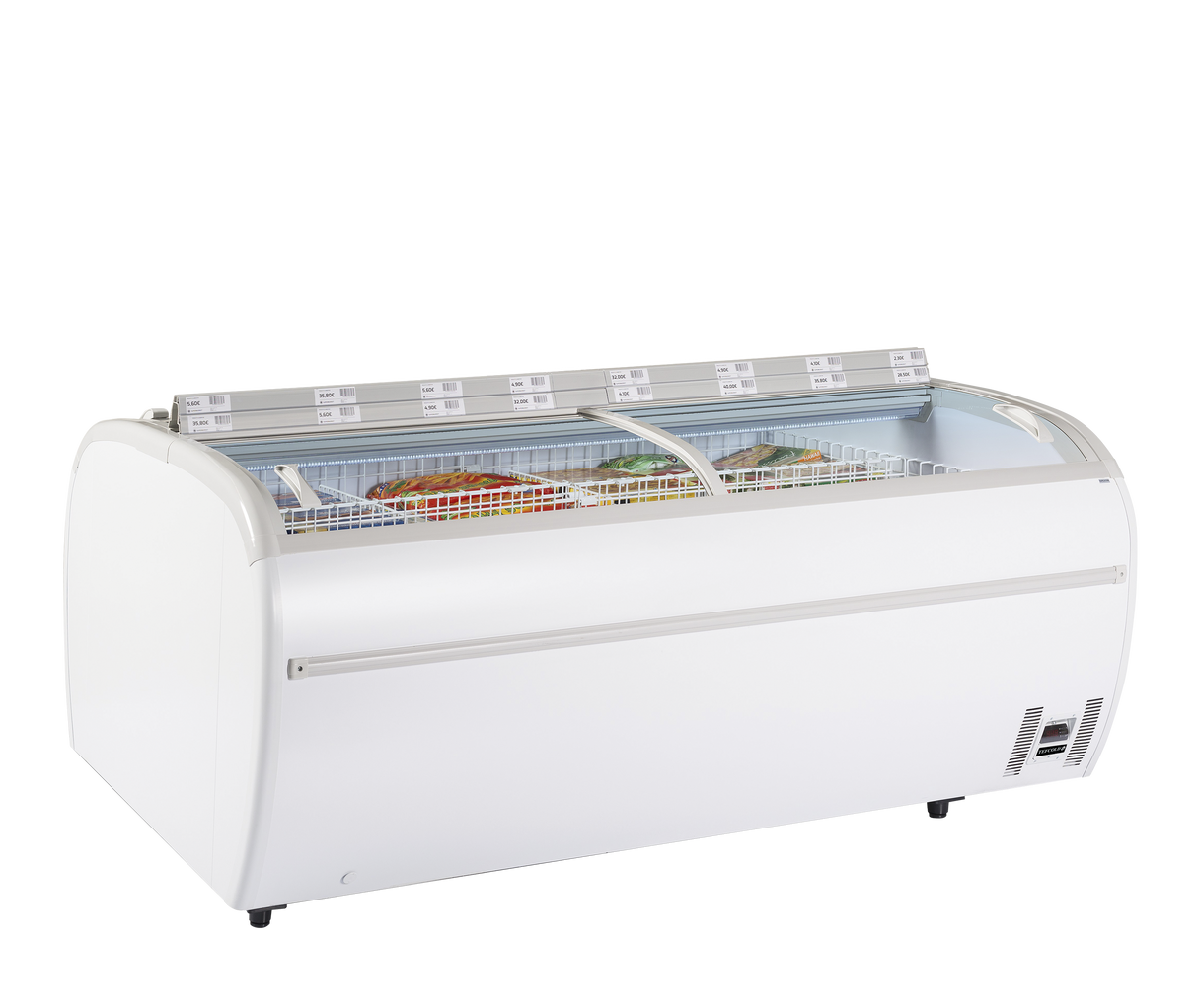 Arcaboa High Vision Freezer - DUPLA 2.2DE White Display Chest Freezers Arcaboa