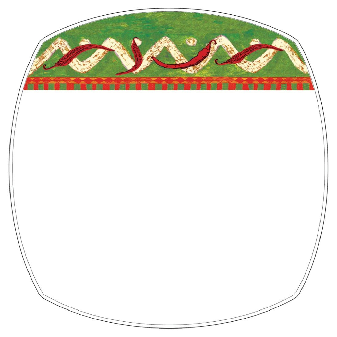 Churchill Salsa Square Plates 292mm (Pack of 12) - CA604 Plates Churchill