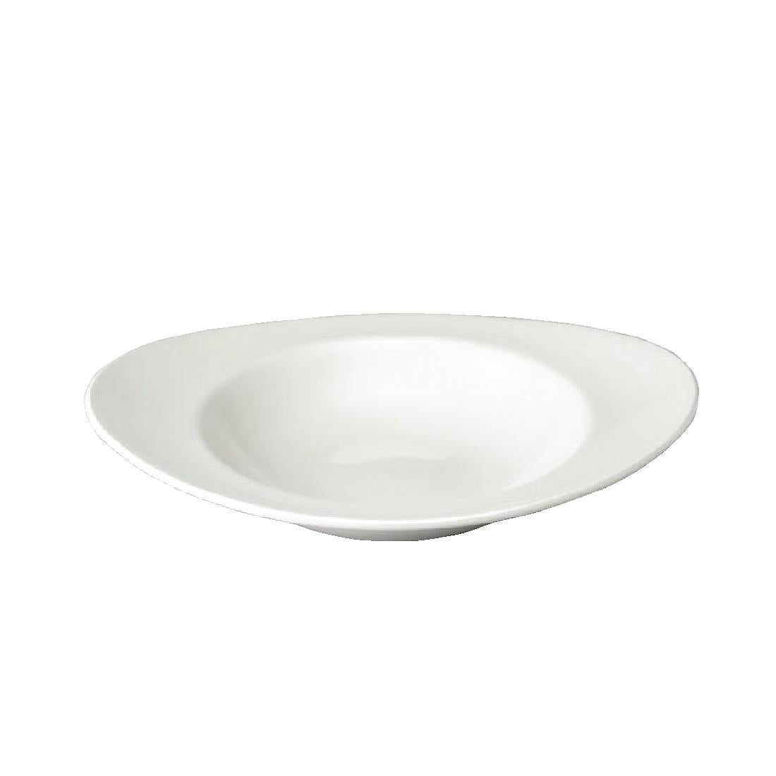 Churchill Orbit Oval Soup Plates 230mm (Pack of 12) - CA855 Plates Churchill