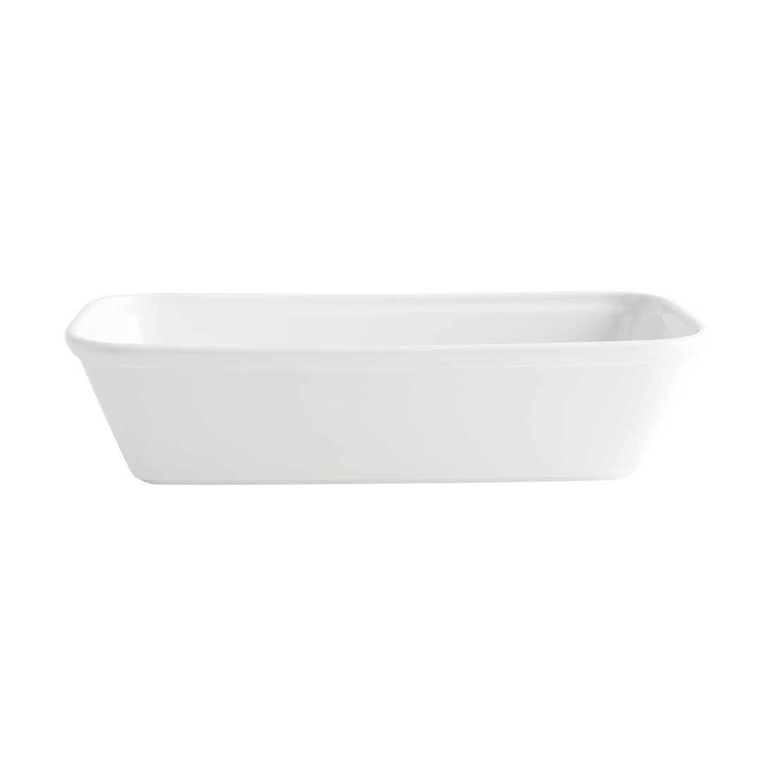 Churchill Counter Serve Rectangular Baking Dishes 120x 250mm (Pack of 4) - CA948 Churchill Super Vitrified Churchill
