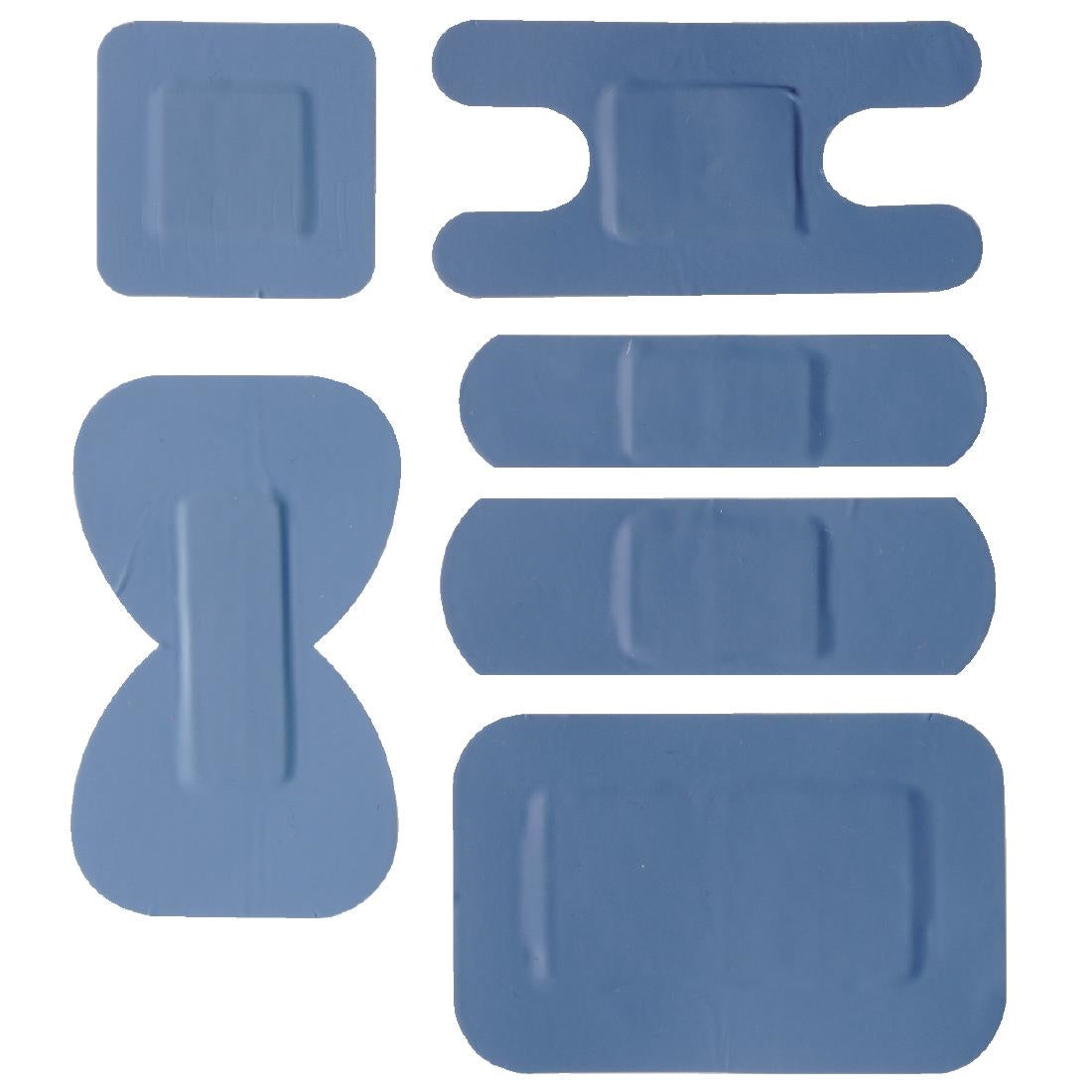 A-care Blue Assorted Plasters (Pack of 100) - CB441 Aero