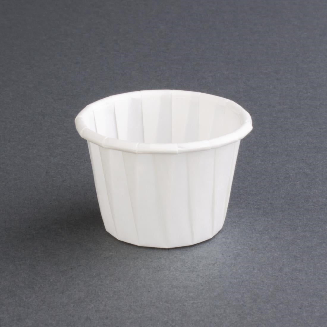 4 Aces Recyclable Paper Sauce Pots Small 1oz (Pack of 250) - CX080 Condiment Pots & Soup Cups 4 Aces