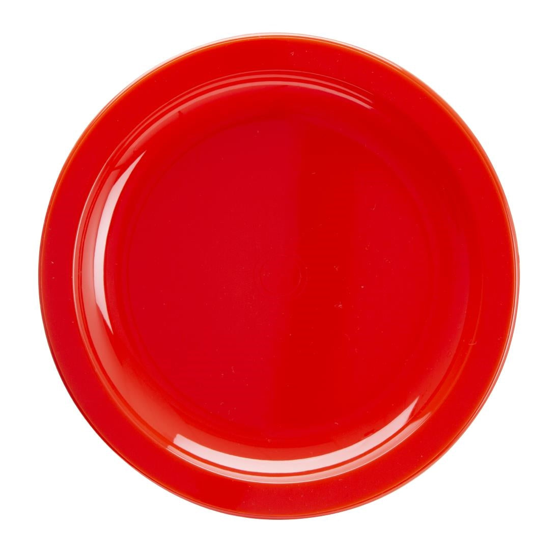 Olympia Kristallon Polycarbonate Plates Red 174mm (Pack of 12) - CB766 Plates Olympia