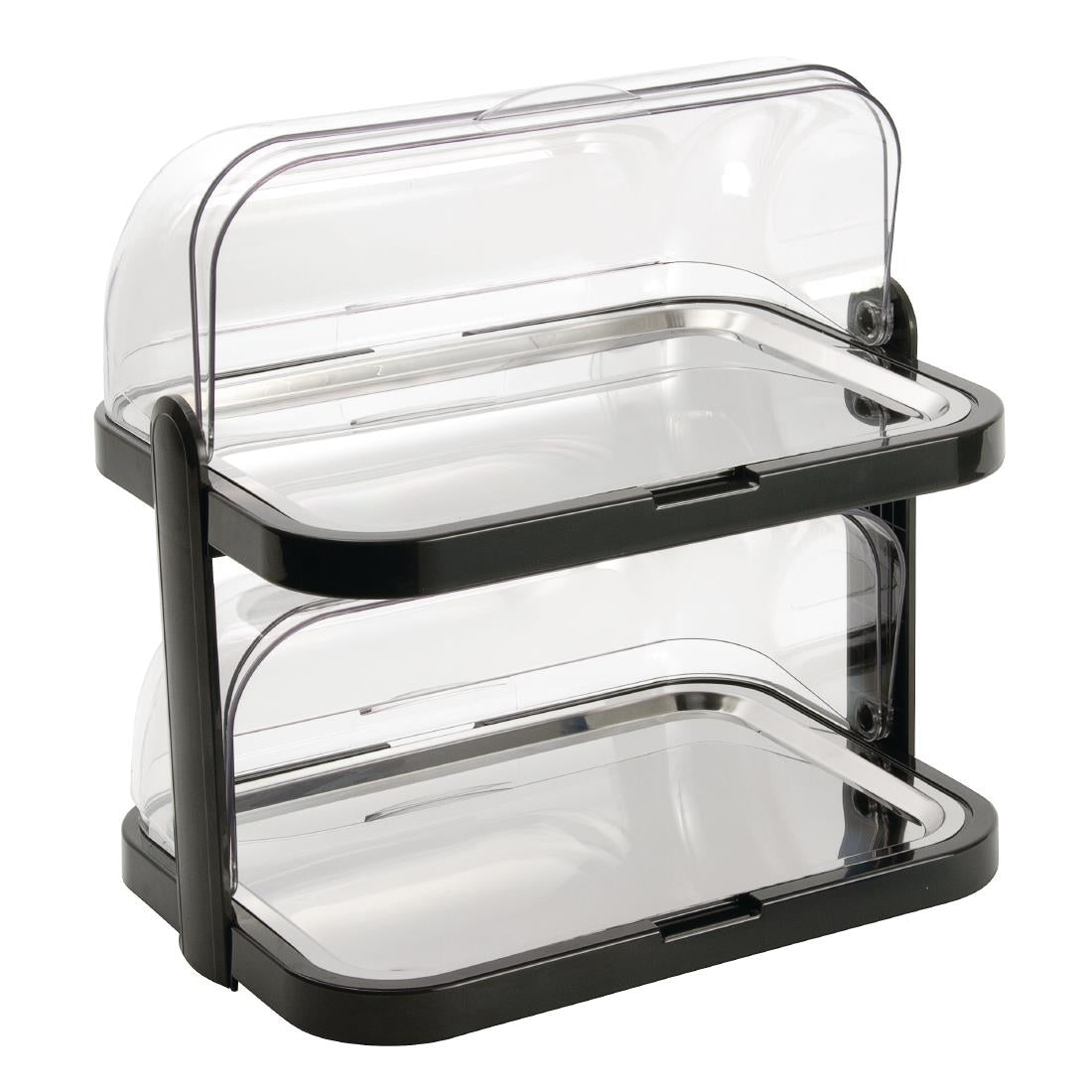 APS Roll Top Cool Display Tray Double Deck - CB794 APS