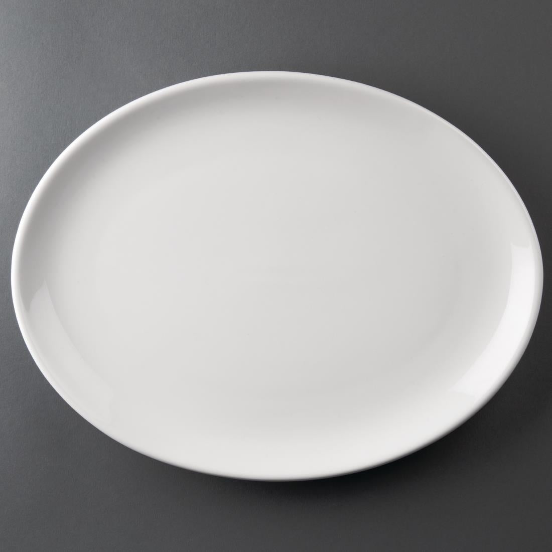 Olympia Athena Oval Coupe Plates 305x241mm (Pack of 6) - CC212 Plates Olympia