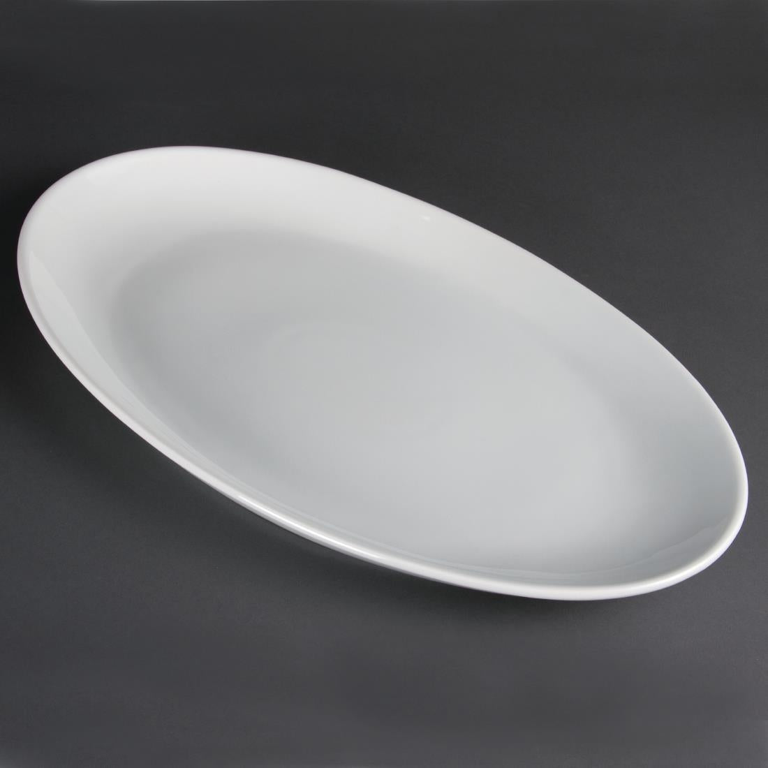Olympia Whiteware French Deep Oval Plate 500mm - CC892 Plates Olympia