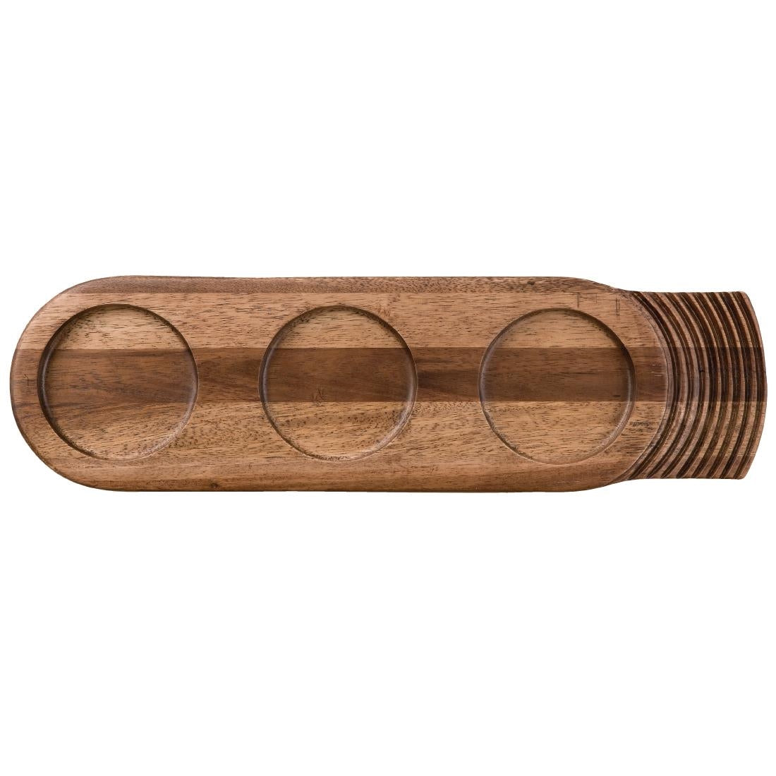 Churchill Single Handled Large Wooden Boards 480mm (Pack of 4) - CD143 Churchill Art de Cuisine Churchill