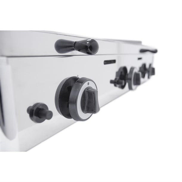 Parry 3 Burner Gas Griddle Counter Top 820mm Wide - CD438 Gas Griddles Parry