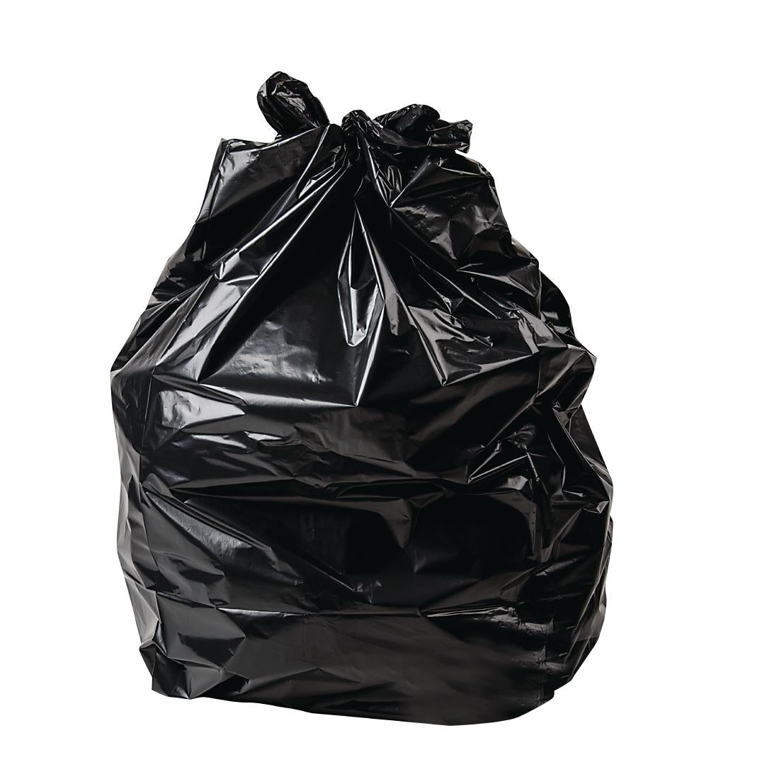 Jantex Large Extra Heavy-Duty Black Bin Bags 160Ltr (Pack of 100) - CD508 Jantex