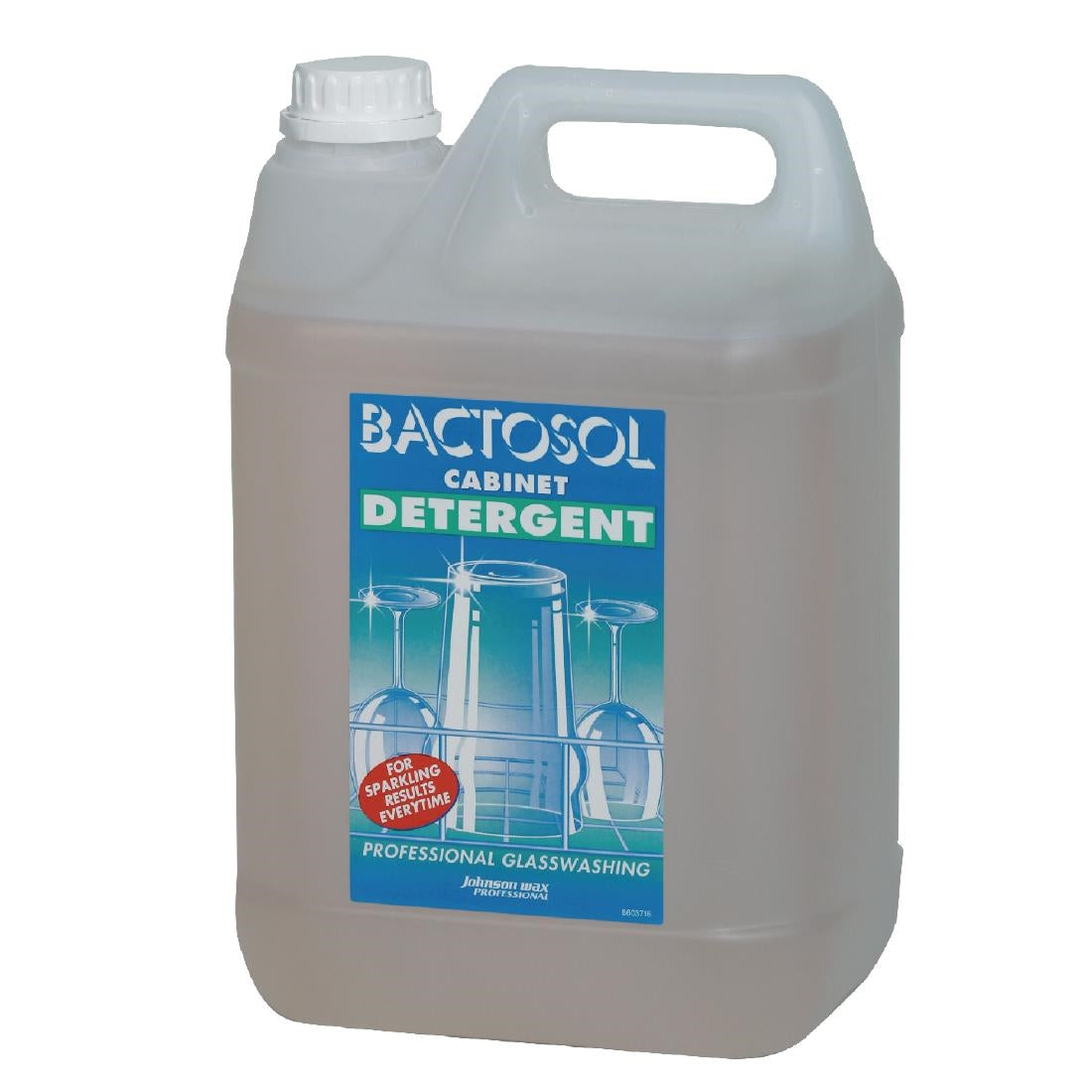 Bactosol Glasswasher Detergent Concentrate 5Ltr (2 Pack) - CD519 Bactosol
