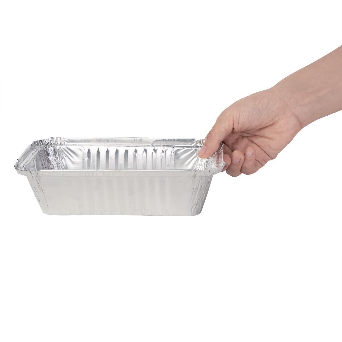 Nisbets Essentials Foil Containers and Lids 660ml (Pack of 50) - DP266 Takeaway Food Containers Nisbets Essentials