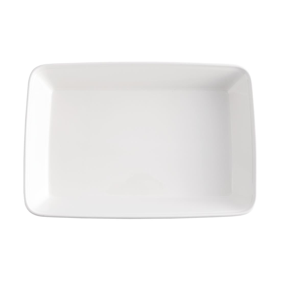 Churchill Counter Serve Rectangular Baking Dishes 533x 330mm (Pack of 2) - CE033 Churchill Super Vitrified Churchill