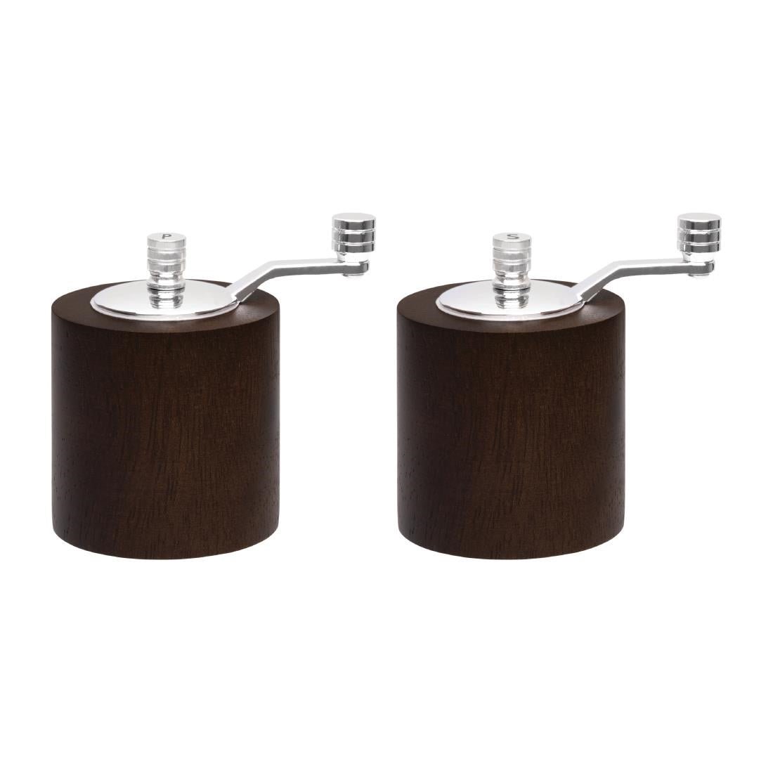 Olympia Dark Wood Salt and Pepper Mill Grinder Set - CE247 Olympia