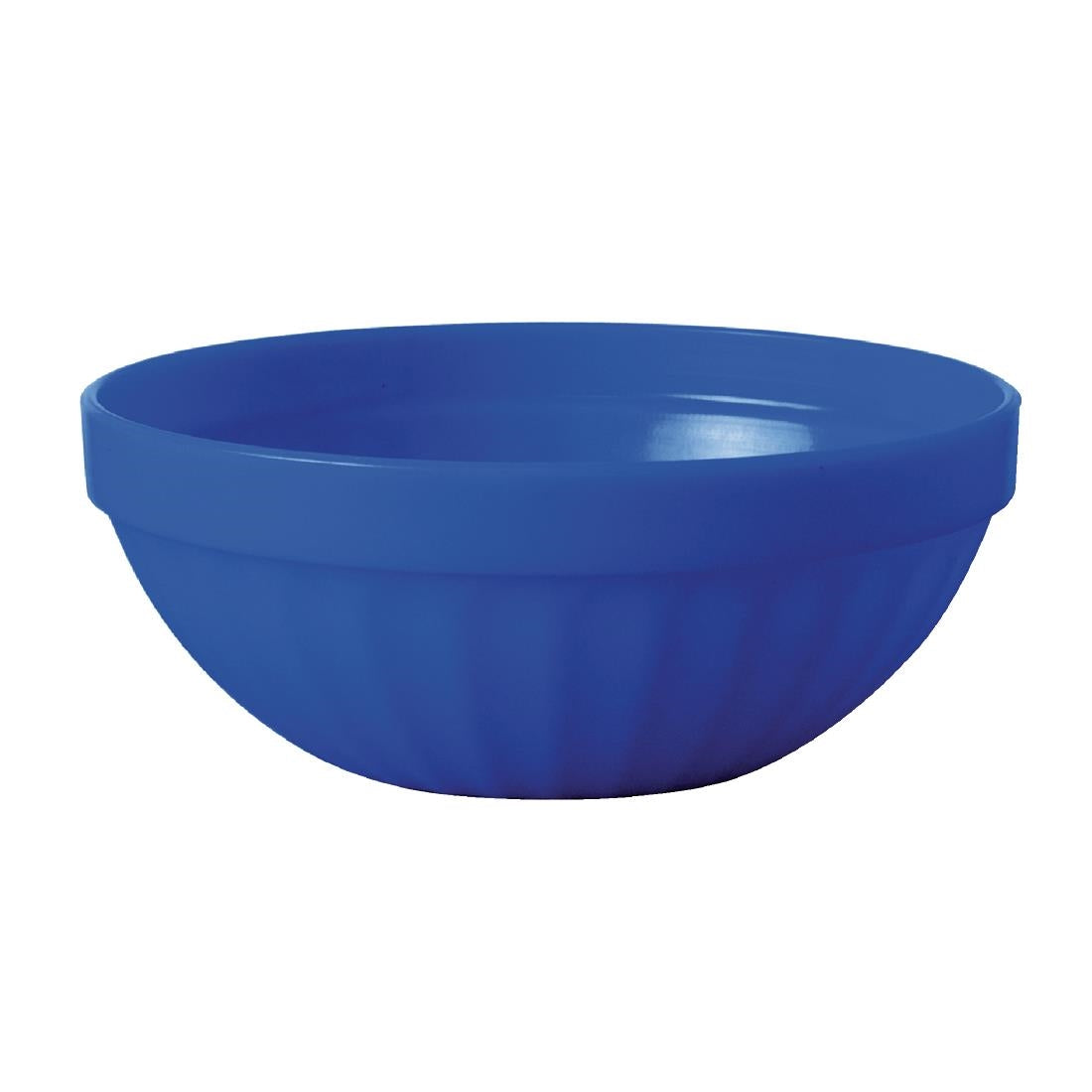Olympia Kristallon Polycarbonate Bowls Blue 103mm (Pack of 12) - CE276 Bowls Olympia