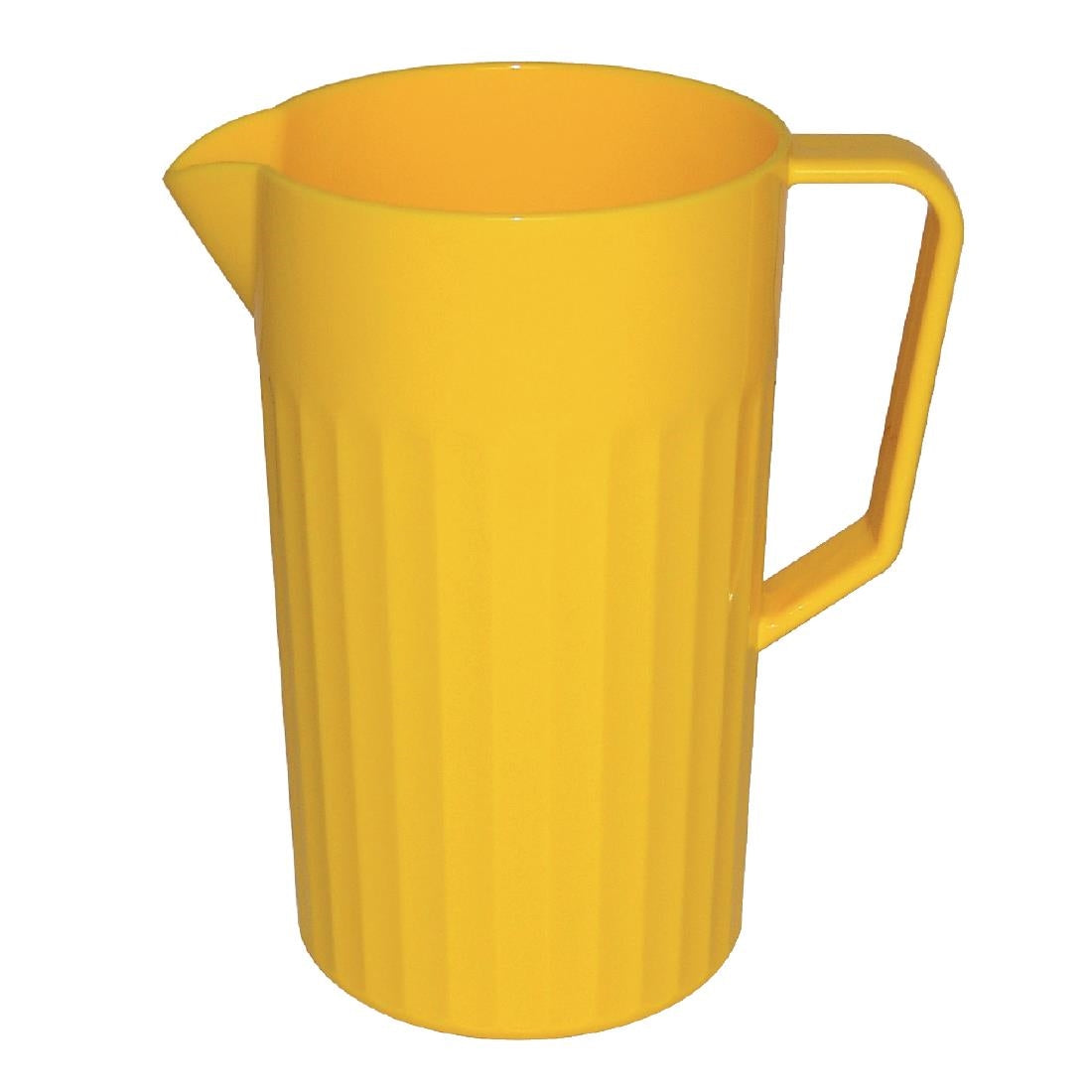 Olympia Kristallon Polycarbonate Jug Yellow 1.4Ltr - CE278 Melamine and Polycarbonate Olympia