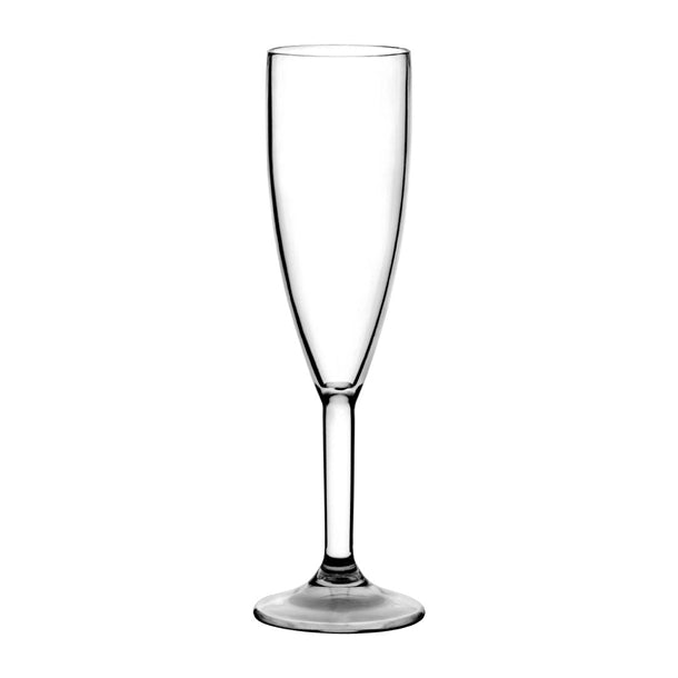 Utopia Champagne Flutes 200ml (Pack of 12) - CE657 Plastic Drinkware Utopia