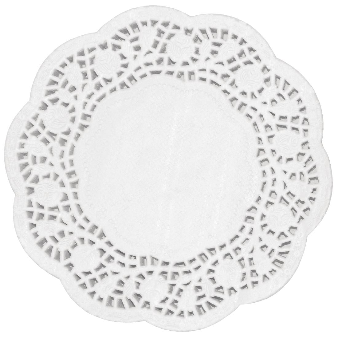 Olympia Round Paper Doilies 240mm (Pack of 250) - CE992 Pastry Doilies Olympia
