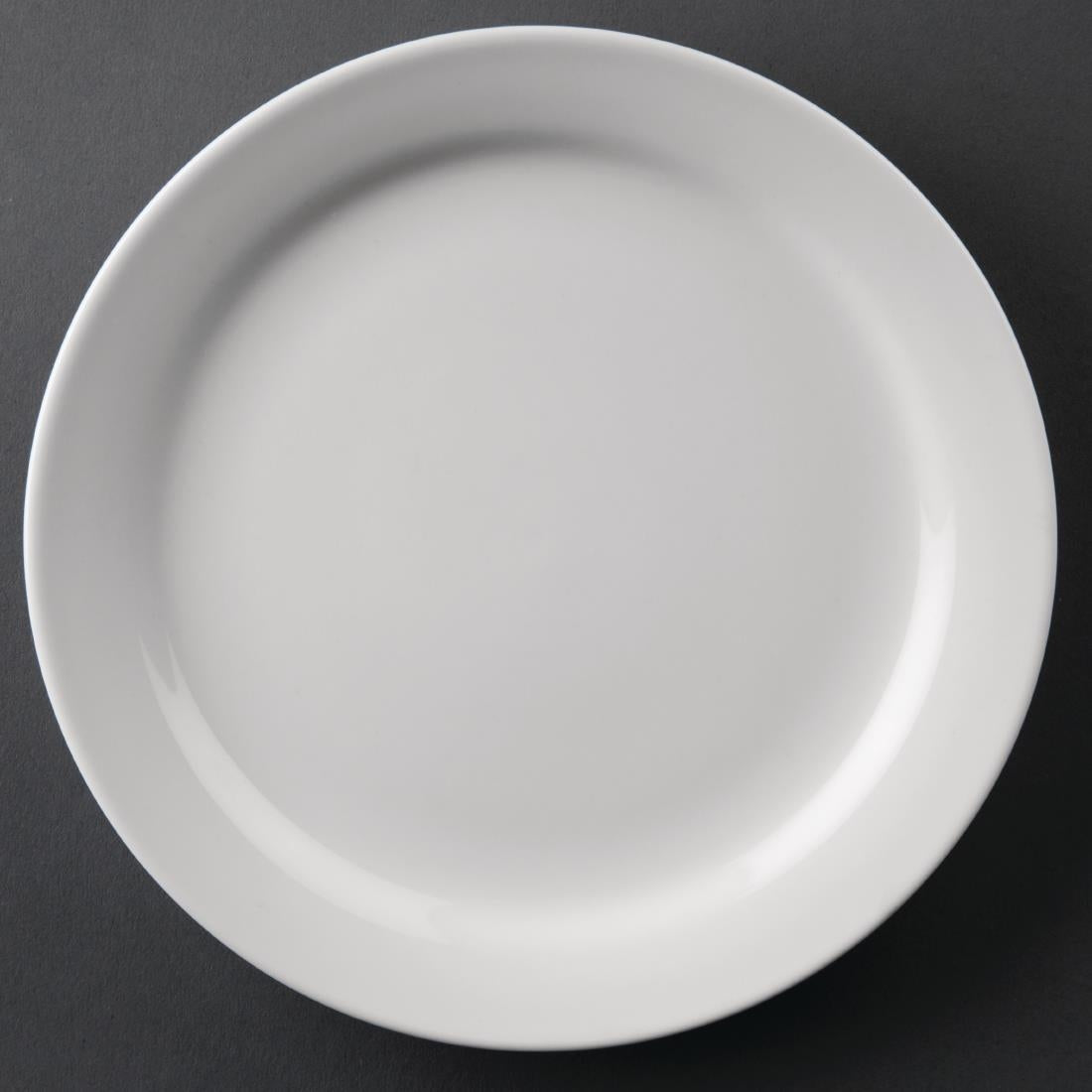 Olympia Athena Narrow Rimmed Plates 165mm/6 1/2" (Pack of 12) - CF360 Plates Olympia
