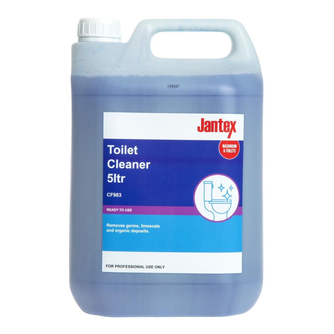 Jantex Toilet Cleaner Ready To Use 5Ltr - CF983 Jantex