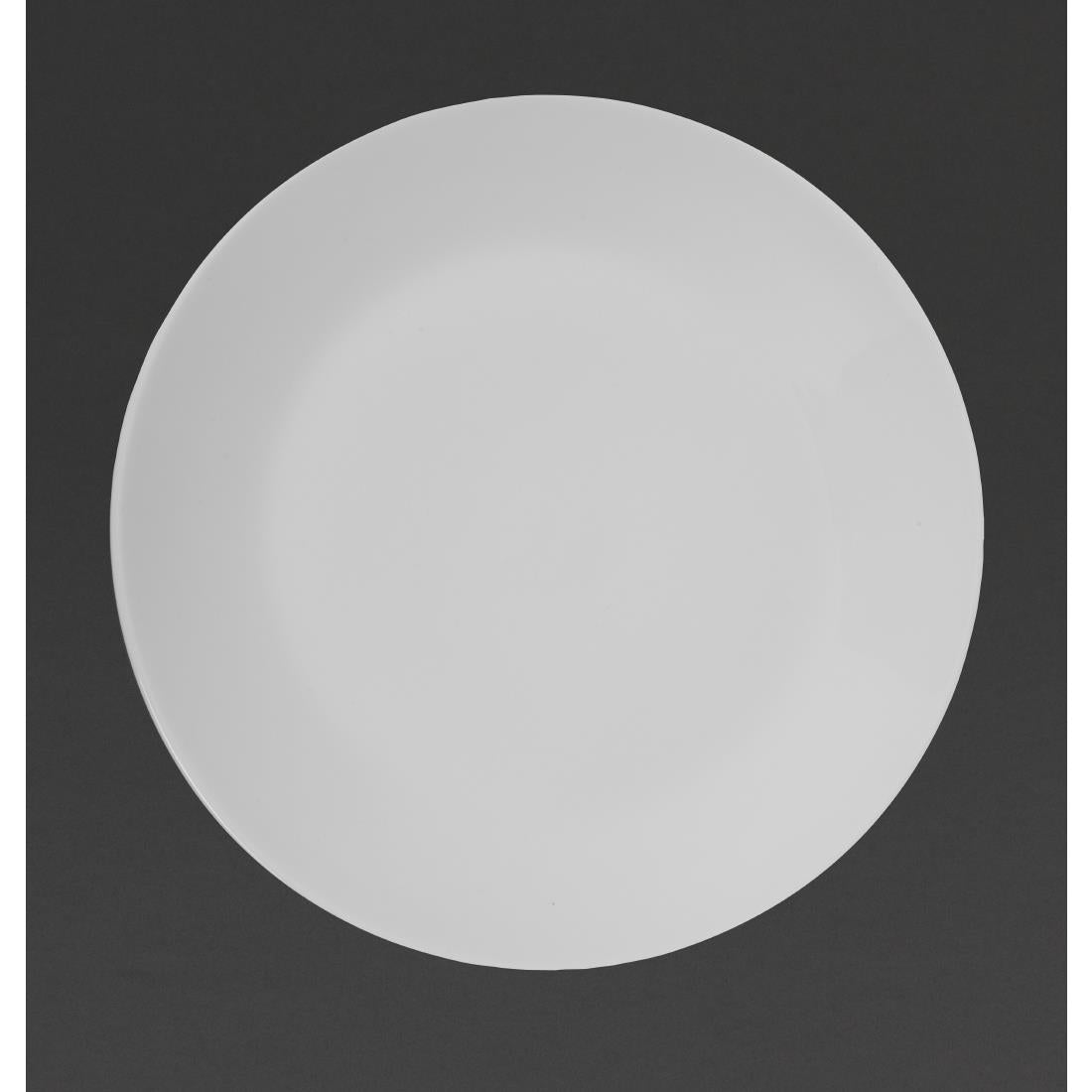 Royal Porcelain Classic White Coupe Plates 210mm (Pack of 12) - CG003 Plates Royal Porcelain