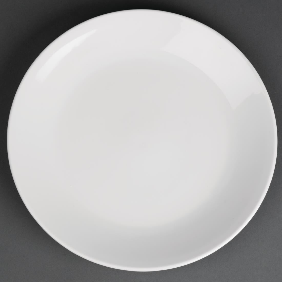 Royal Porcelain Classic White Coupe Plates 260mm (Pack of 12) - CG005 Plates Royal Porcelain