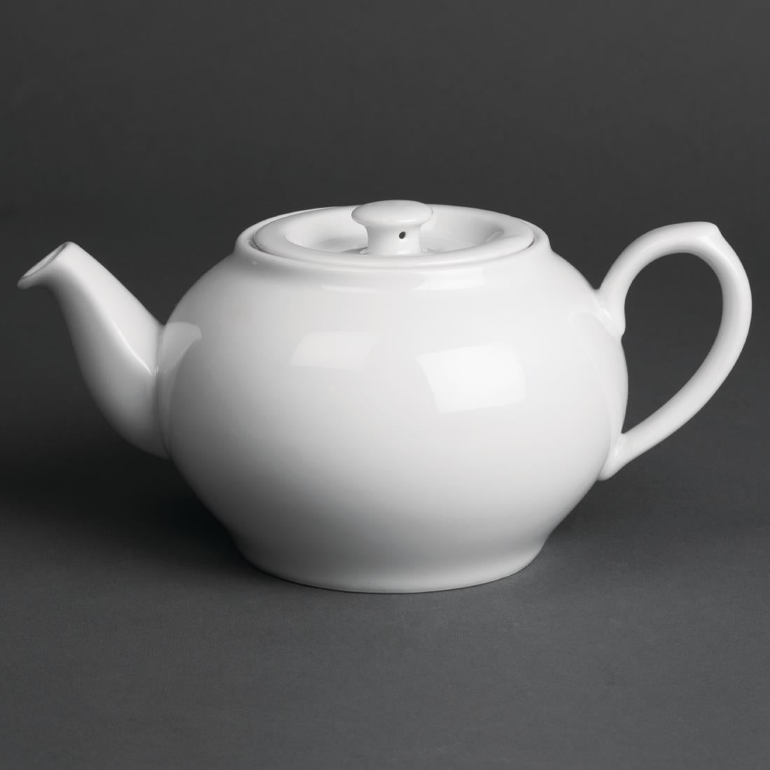 Royal Porcelain Oriental Teapots with Lids 600ml (Pack of 2) - CG124 Royal Porcelain Crockery Royal Porcelain