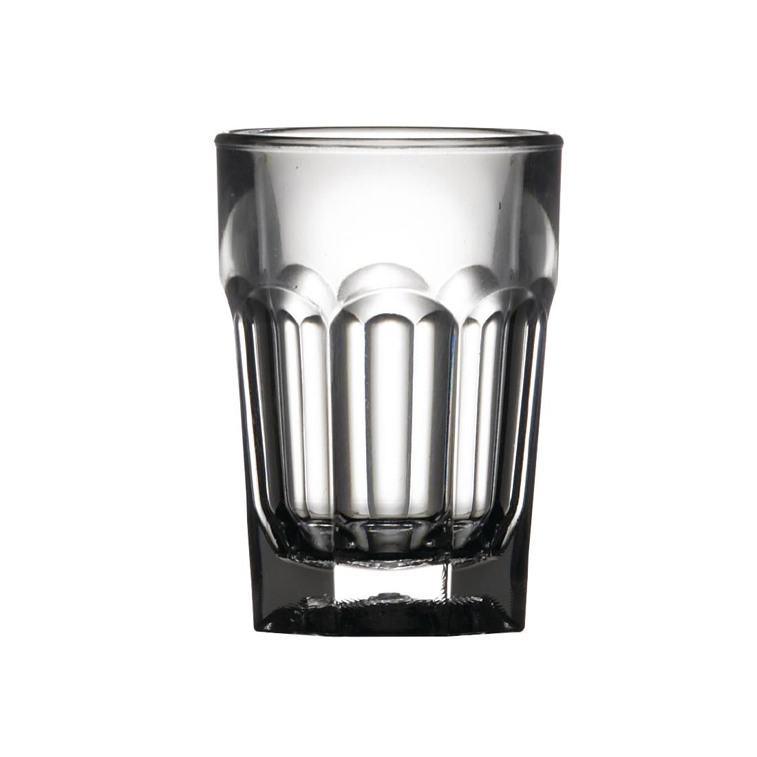 BBP Polycarbonate Shot Glasses 25ml CE Marked (Pack of 24) - CG948 Plastic Drinkware BBP
