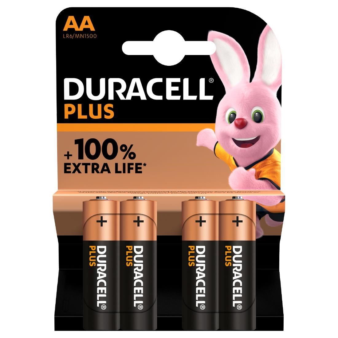 DuracellPlus AA Batteries (Pack of 4) - CH290 Duracell