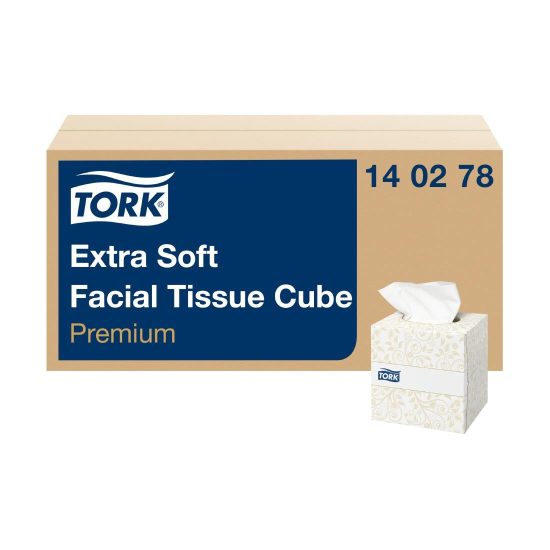 Tork Premium Extra Soft Facial Tissues Cube 2ply (30x100) - CH570 Tork