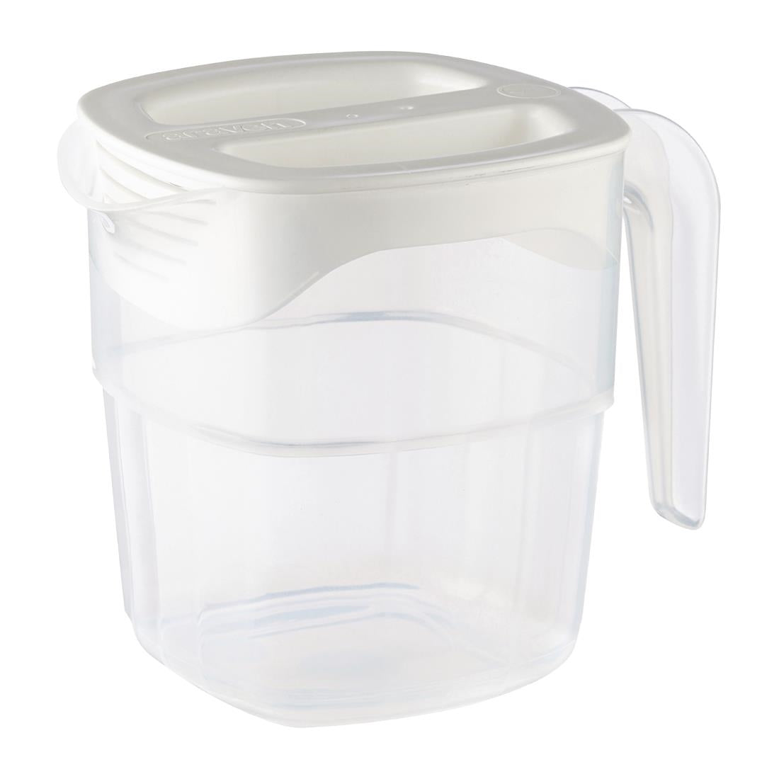 Araven White Polypropylene Jug - 1Ltr 34oz - CH923 Jugs, Pitchers, Decanters & Carafes Araven