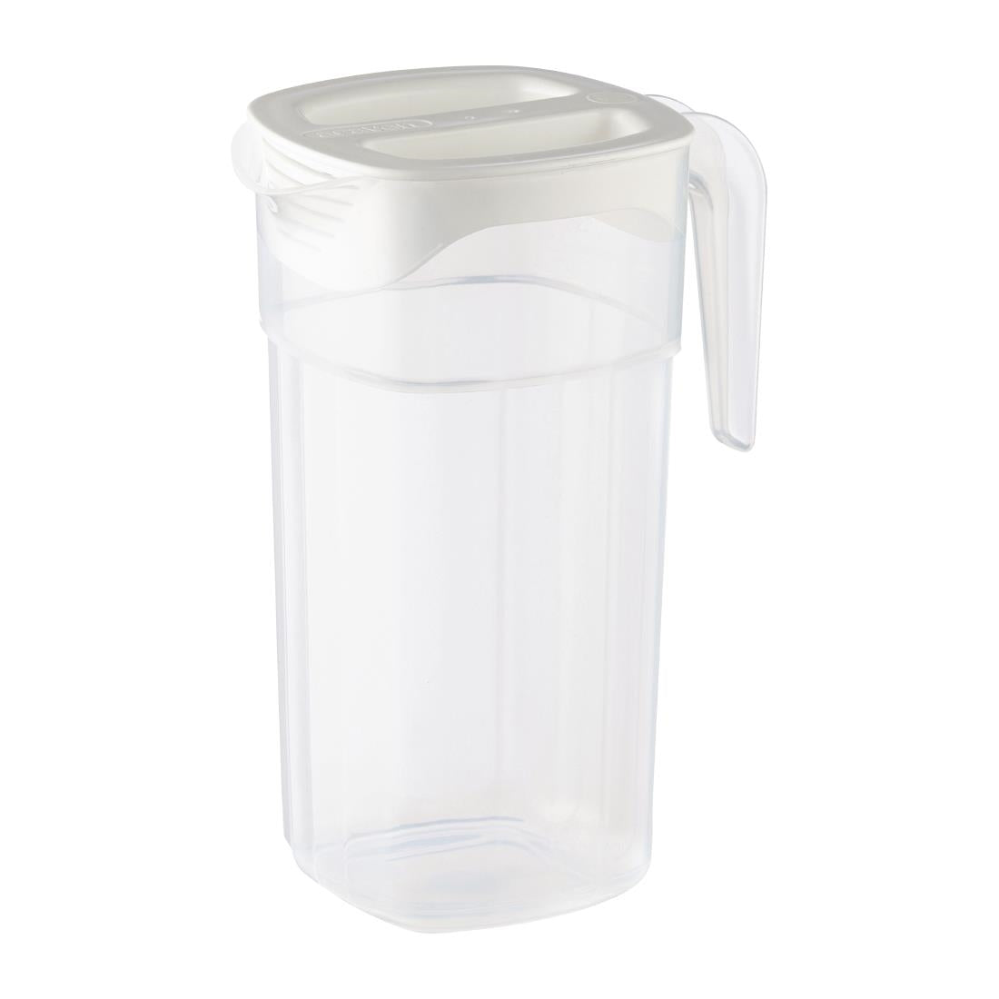 Araven Translucent Polypropylene Jug 1.8Ltr 61oz - CH925 Jugs, Pitchers, Decanters & Carafes Araven