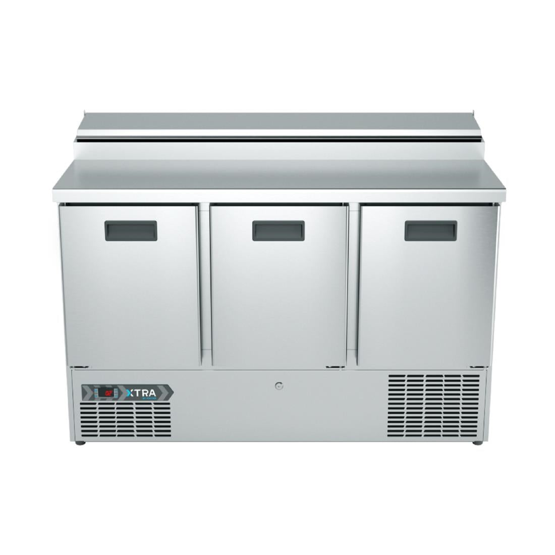 Foster Three Section XTRA Raised Top Prep Fridge St/St Ext/Int XRP-3H 33-272 - CH958 Foster Refrigerator