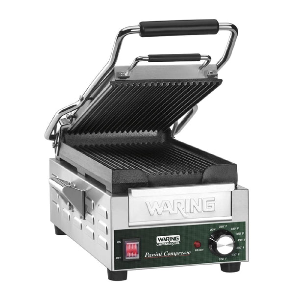 Waring Commercial Slimline Compresso Panini Grill WPG200K - CH964 Contact Grills & Panini Makers Waring