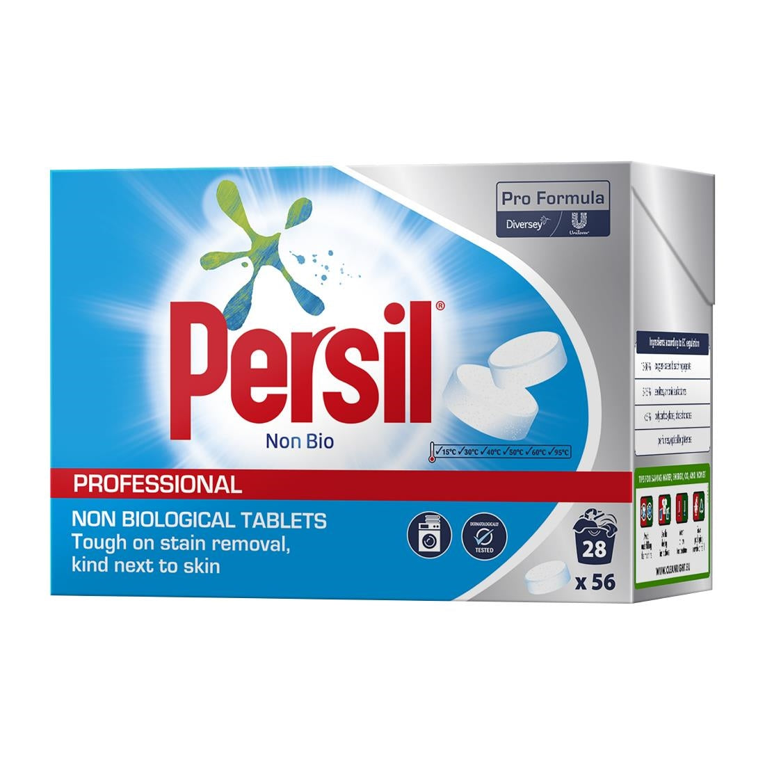 Persil Pro Formula Non Biological Pack of 56 Tablets - CJ354 Pro-Formula