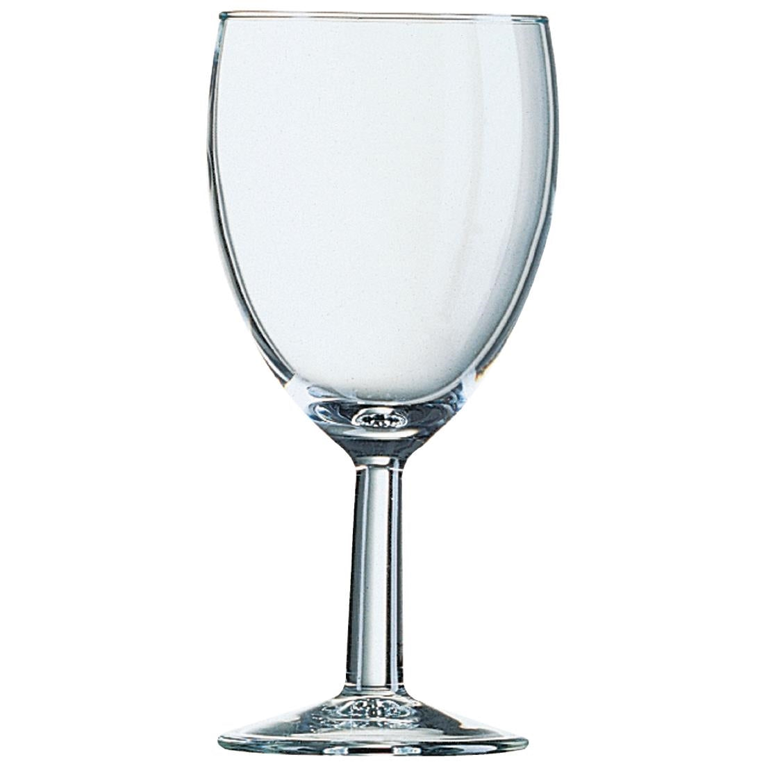 Arcoroc Savoie Wine Glasses 190ml CE Marked at 125ml (Pack of 48) - CJ502 Wine Glasses Arcoroc