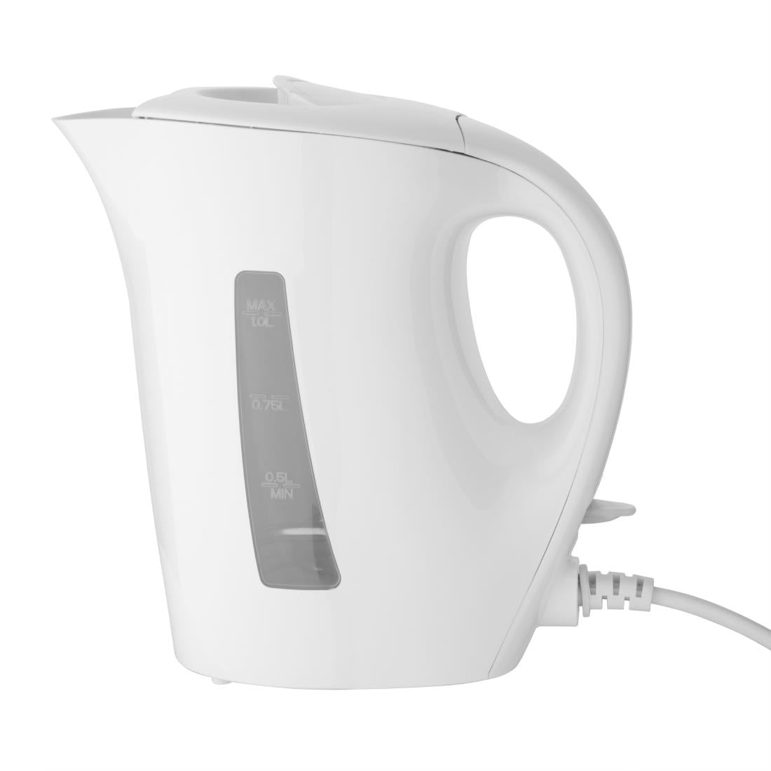 Caterlite Hotel Room Kettle White 1Ltr - CJ885 Caterlite