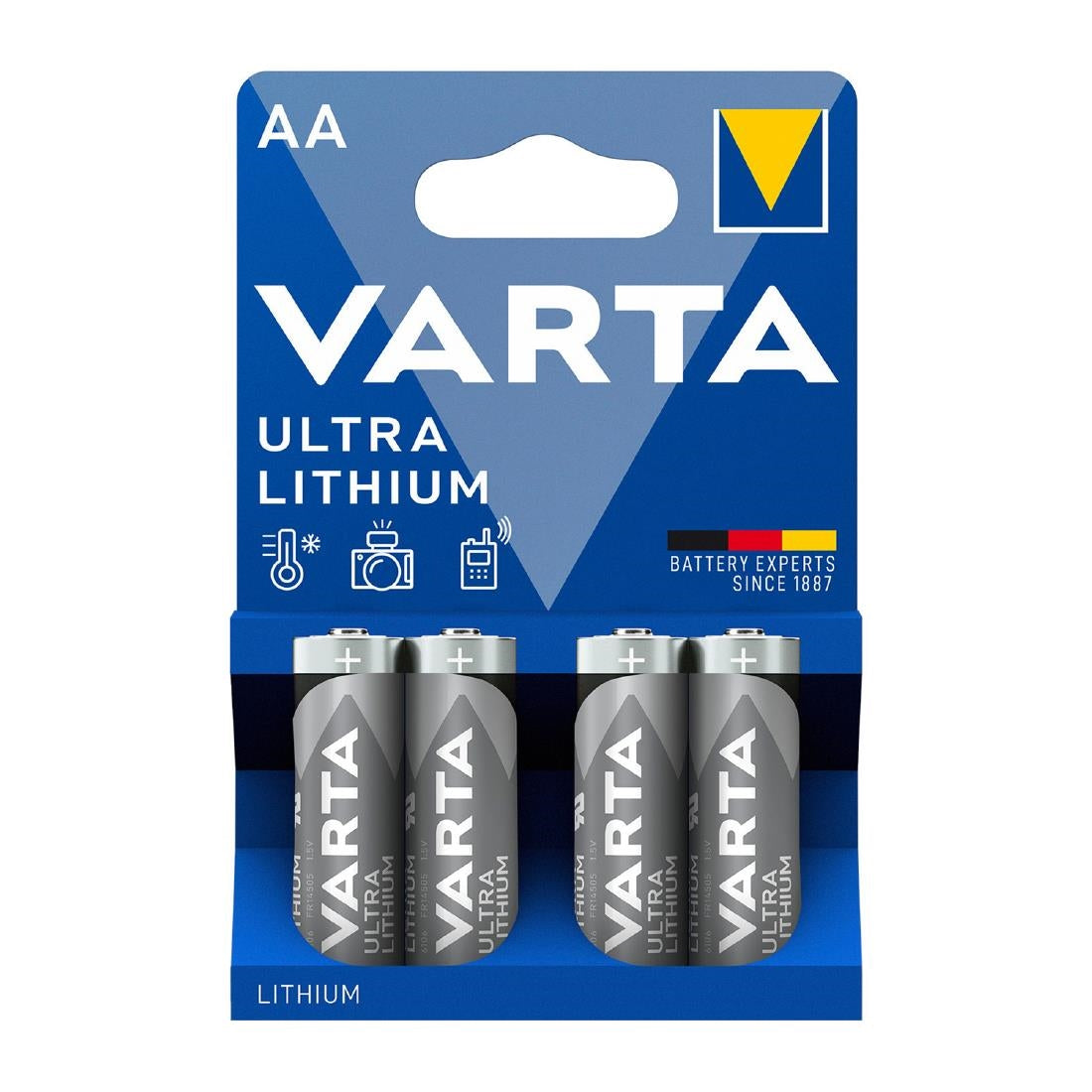 Varta Ultra Lithium AA Battery (Pack of 4) - CK290 Varta