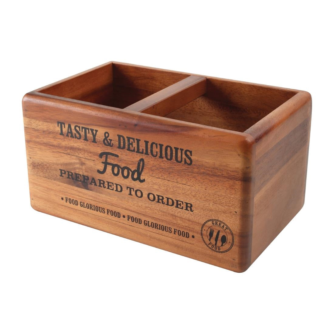 T&G Food Glorious Food Table Tidy with Chalkboard - CL179 T&G Woodware