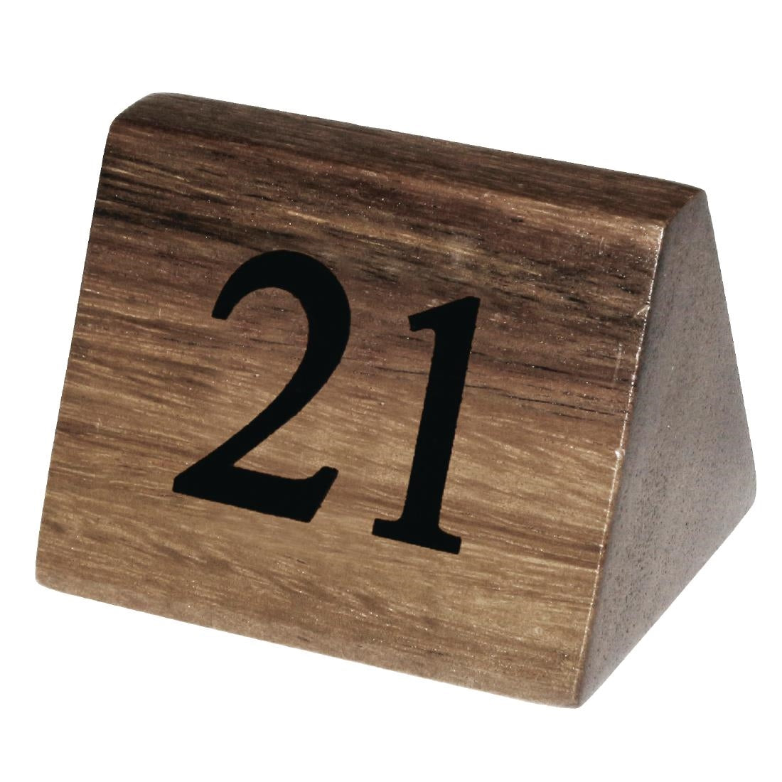 Olympia Wooden Table Number Signs Numbers 21-30 (Pack of 10) - CL298 Olympia