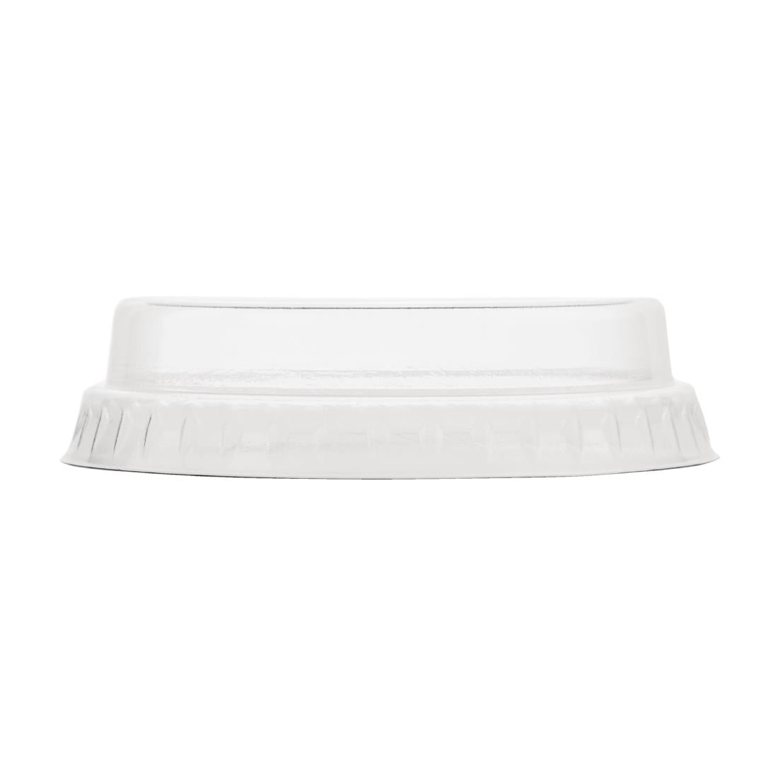Vegware Compostable Flat Lids With No Hole 200ml / 7oz (Pack of 1000) - CL701 Vegware