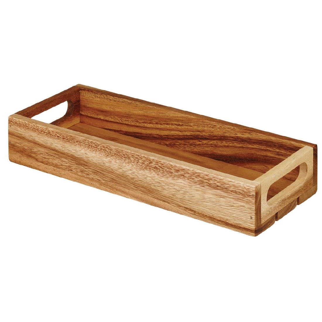 Churchill Alchemy Buffetscape Small Wooden Crate 300 x 118 x 48mm - CN475 Churchill