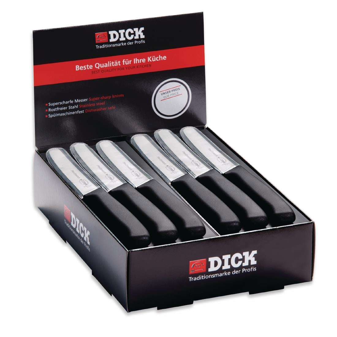 Dick Countertop 40 Piece Utility Knife Box Black - CN556 Dick