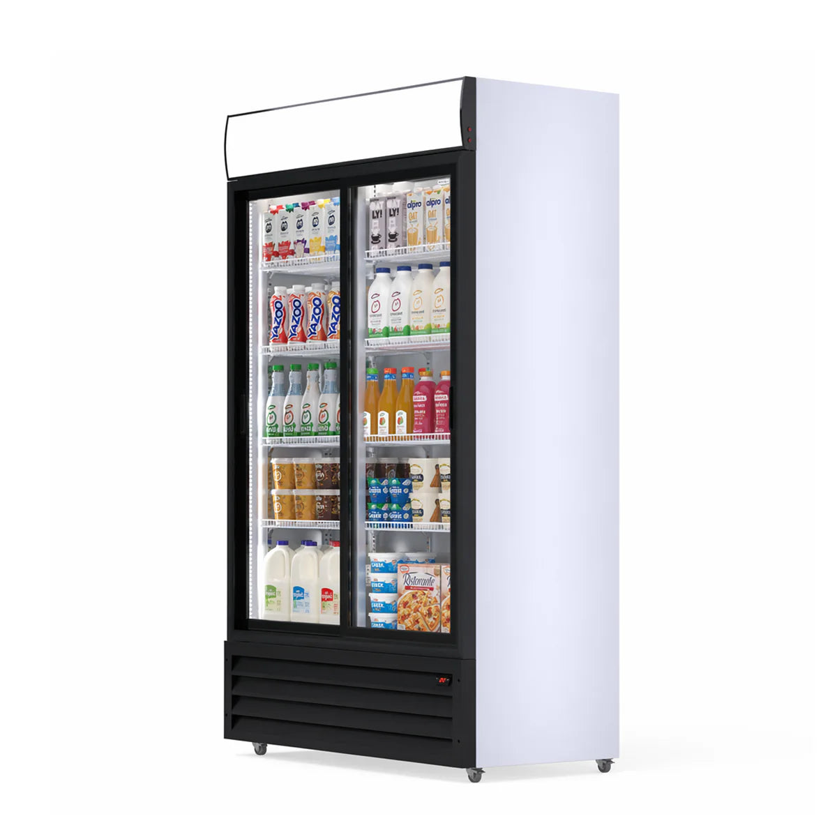 Empire Double Door Upright Display Fridge Cooler – Commercial Glass Door Merchandiser | CL-1000WC Upright Double Door Bottle Coolers Empire Supplies