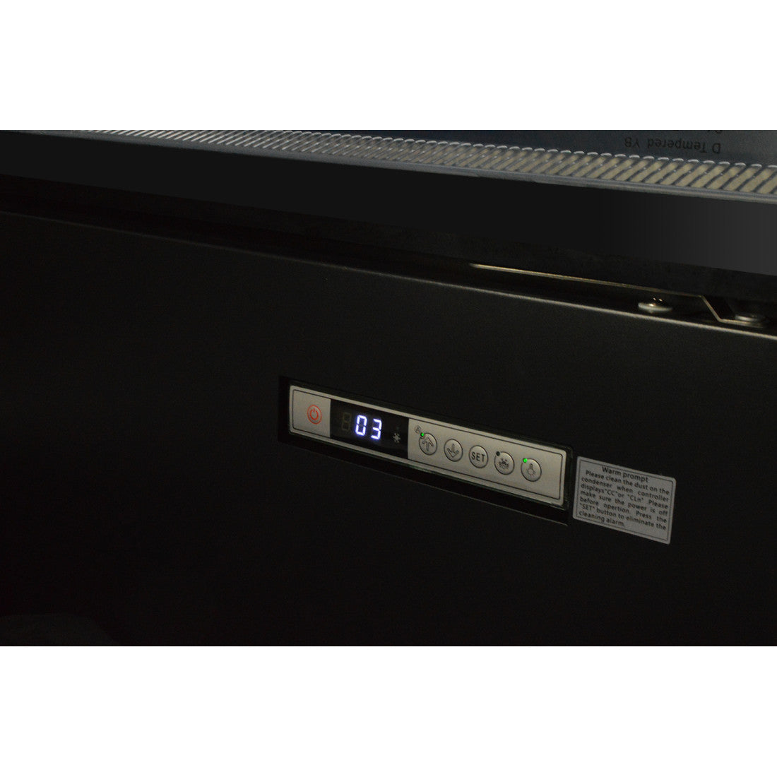 Prodis Panoramic Frameless Glass Door Multideck Black - XMD1250-P-FGD-K Refrigerated Merchandisers Prodis